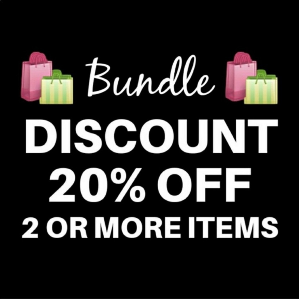 20 % off of bundles of 2 or more items!!🌻